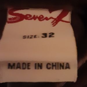 Brown corduroys seven pants